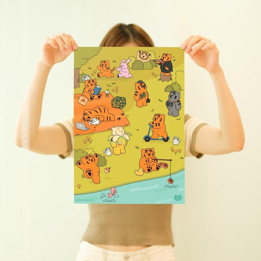 【現貨】Muzik Tiger Tiger Park A3 Poster 海報 - SOUL SIMPLE HK