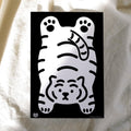 Muzik Tiger White Plop Down Flat Tiger A3 Poster 海報 - SOUL SIMPLE HK