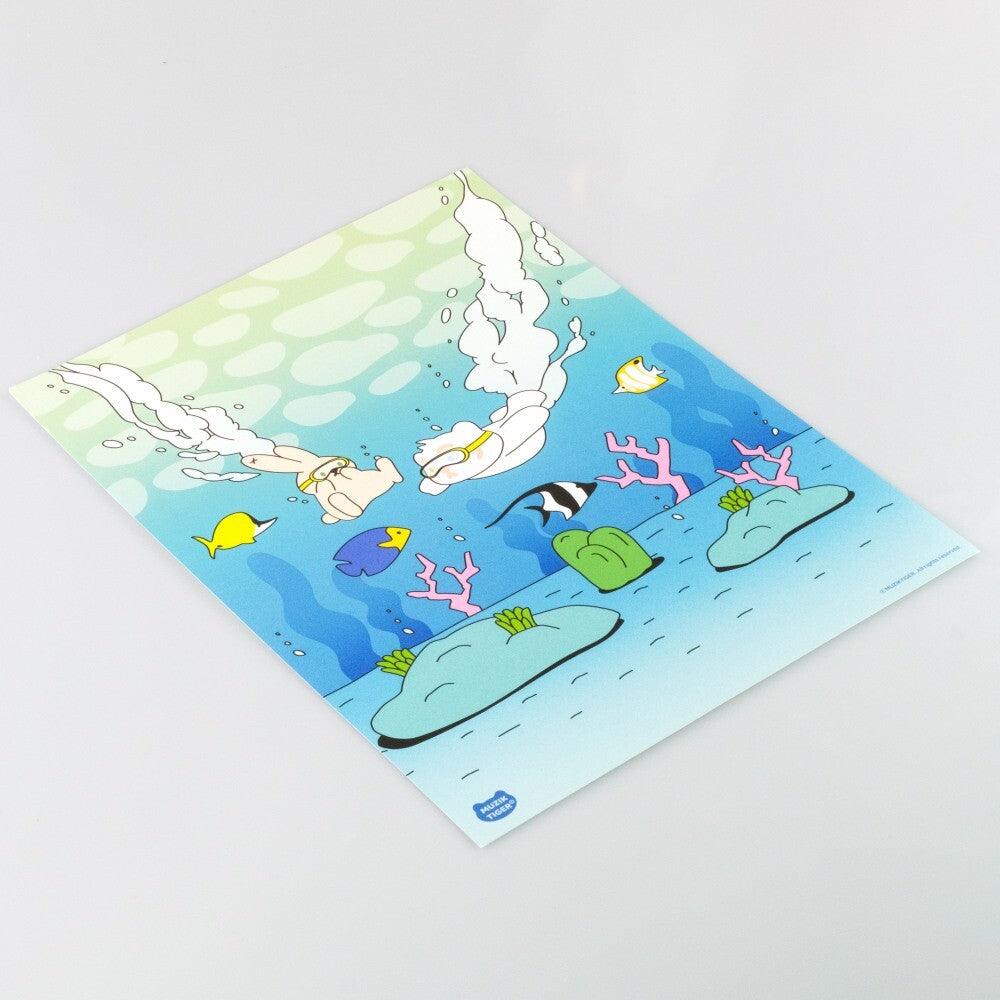 Muzik Tiger Ocean Tiger A3 Poster 海報 - SOUL SIMPLE HK