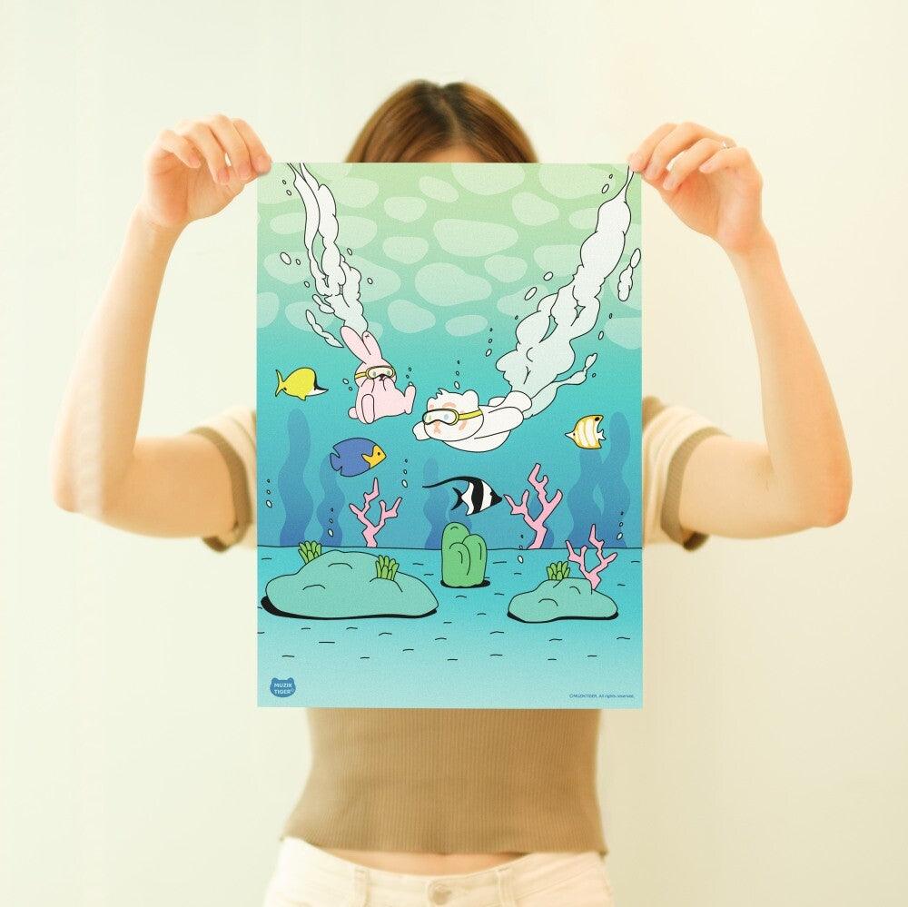 Muzik Tiger Ocean Tiger A3 Poster 海報 - SOUL SIMPLE HK