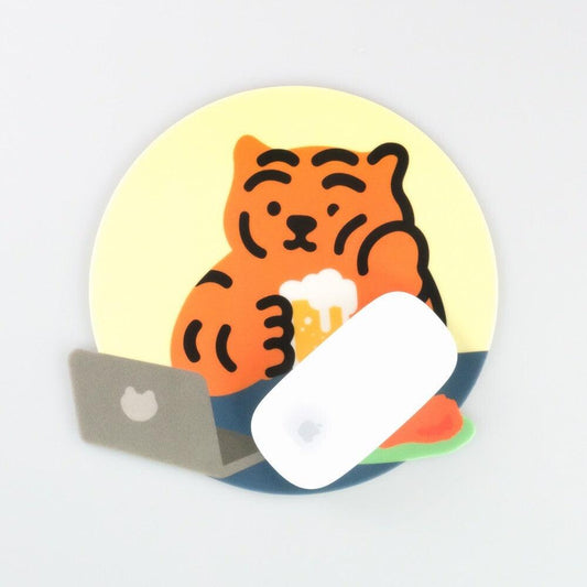 Muzik Tiger Chicken & Beer Tiger PVC Mouse Pad 滑鼠墊 - SOUL SIMPLE HK