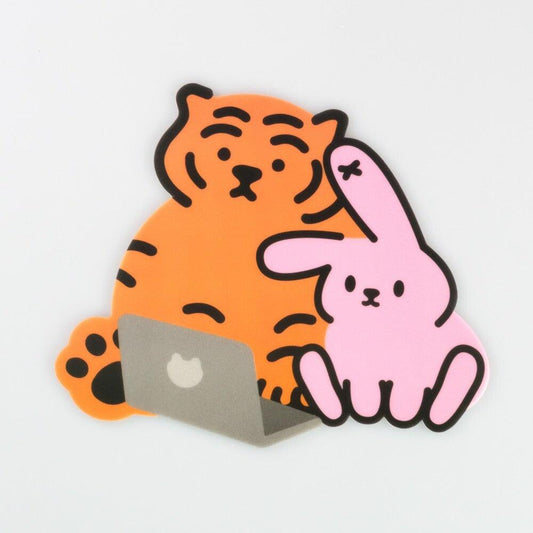 Muzik Tiger Tiger & Poreumee PVC Mouse Pad 滑鼠墊 - SOUL SIMPLE HK