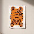 Muzik Tiger Plop Down Flat Tiger A3 Poster 海報 - SOUL SIMPLE HK