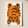 Muzik Tiger Plop Down Flat Tiger A3 Poster 海報 - SOUL SIMPLE HK