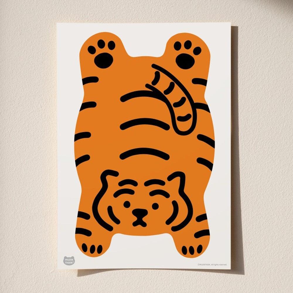 Muzik Tiger Plop Down Flat Tiger A3 Poster 海報 - SOUL SIMPLE HK