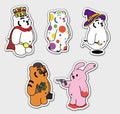 【現貨】Muzik Tiger Halloween Removable Stickers 07 貼紙 (10pcs) - SOUL SIMPLE HK