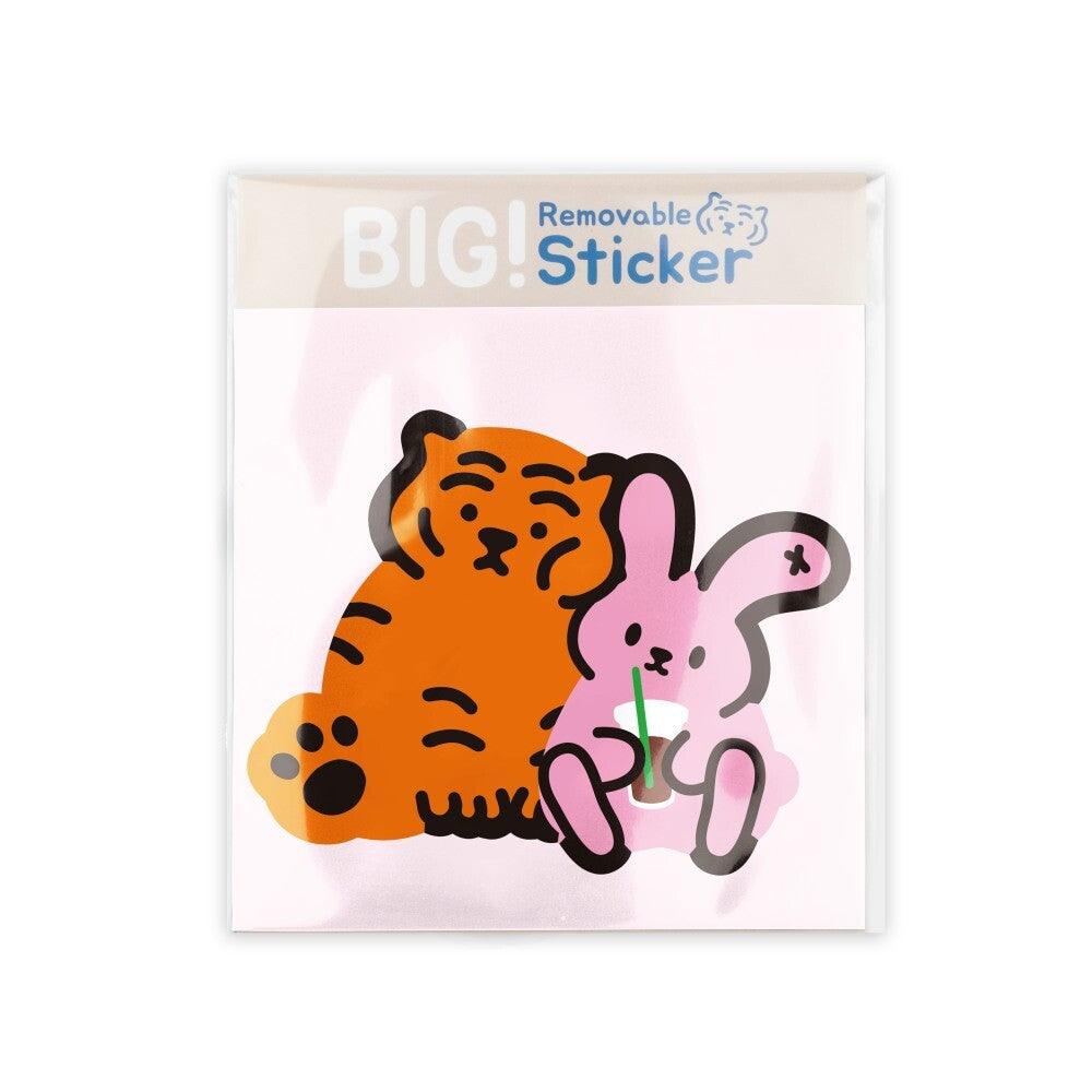 Muzik Tiger Tiger & Ice Coffee Porumee Big Removable Sticker 貼紙 - SOUL SIMPLE HK